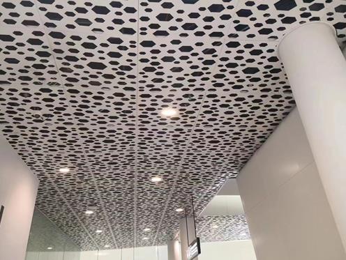 Qu'est-ce qu'un panneau de plafond en aluminium massif perforé?